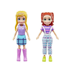 Polly pocket set 2 papusi si accesorii 27 piese - Publisol.ro