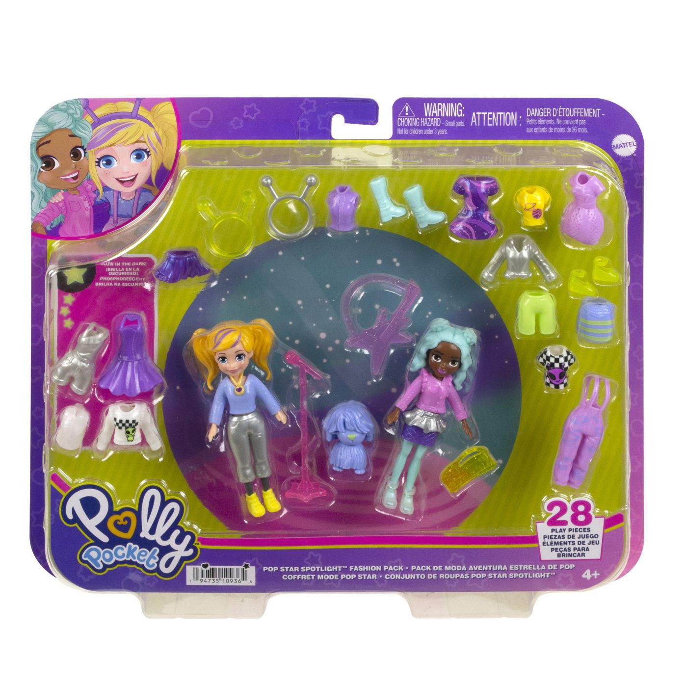 Polly pocket set 2 papusi si accesorii 28 piese - Publisol.ro