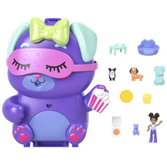 Polly pocket set gentuta animalut catelus in pijama cu accesorii - Publisol.ro