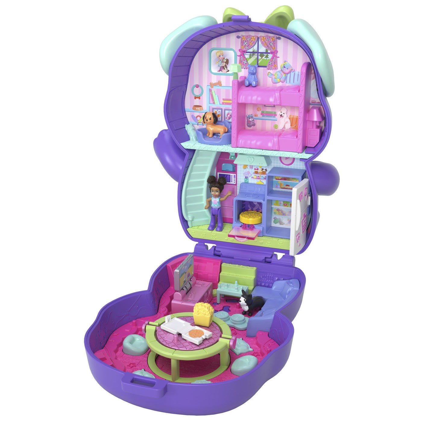 Polly pocket set gentuta animalut catelus in pijama cu accesorii - Publisol.ro