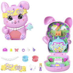 Polly pocket set gentuta animalut iepuras la petRCere cu accesorii - Publisol.ro