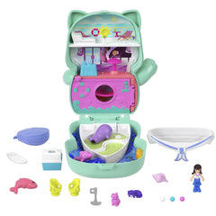 Polly pocket set gentuta animalut pisicuta marinar cu accesorii - Publisol.ro