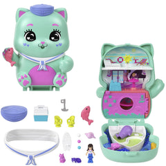 Polly pocket set gentuta animalut pisicuta marinar cu accesorii - Publisol.ro