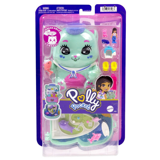 Polly pocket set gentuta animalut pisicuta marinar cu accesorii - Publisol.ro