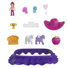 Polly pocket set gentuta animalut ponei la rodeo cu accesorii - Publisol.ro