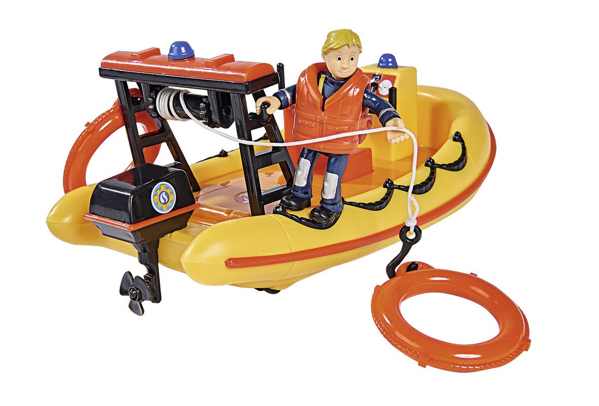 Pompierul Sam barca neptun cu figurina Penny si accesorii - Publisol.ro