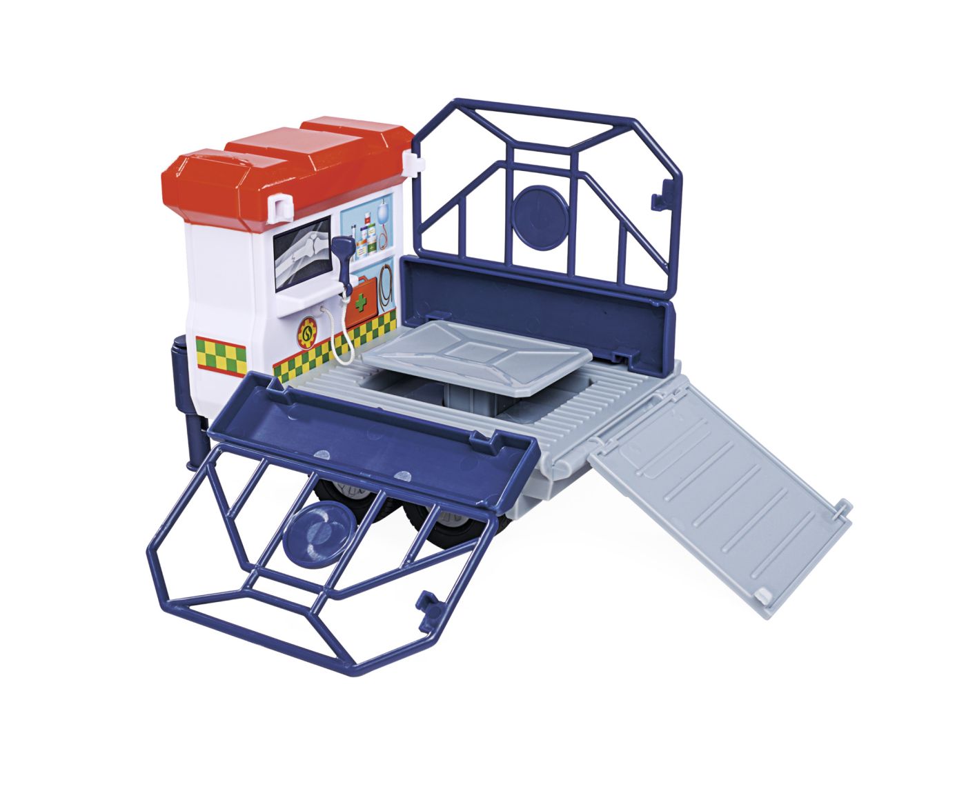 Pompierul Sam vehicul salvare animale cu figurine si remorca - Publisol.ro