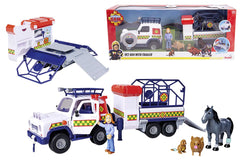 Pompierul Sam vehicul salvare animale cu figurine si remorca - Publisol.ro