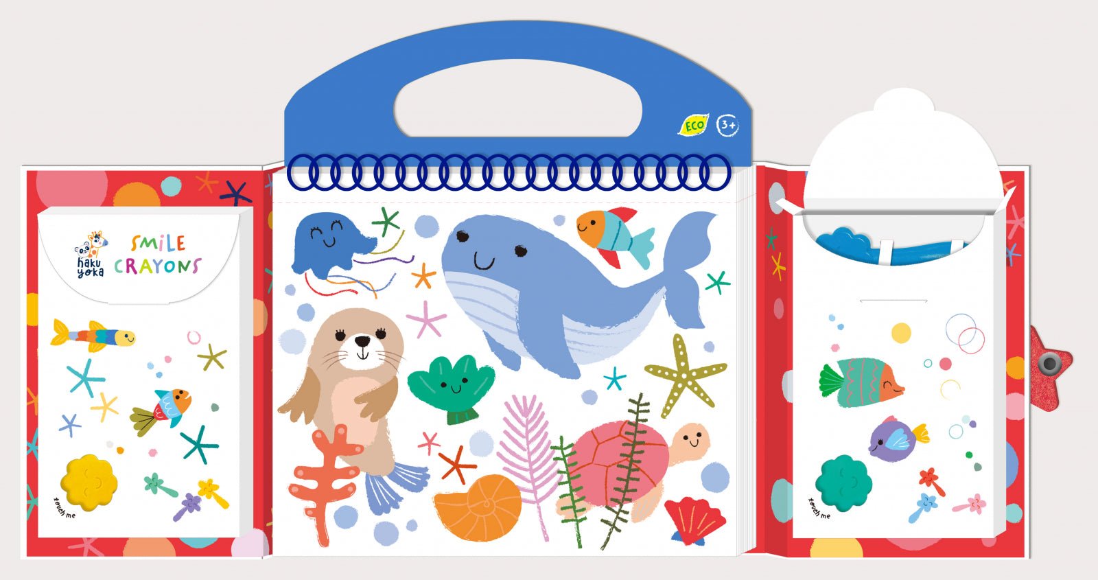 Primul meu kit de desenat - Prietenii Acvatici, Haku Yoka, portabil - Avenir - Publisol.ro