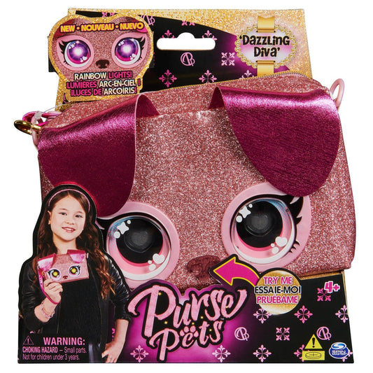 Purse pets rainbow lights gentuta interactiva dazzling diva, Spin Master - Publisol.ro
