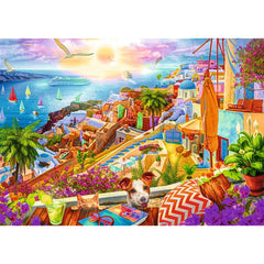 Puzzle 1000 premium plus tea time vizitand santorini - Publisol.ro