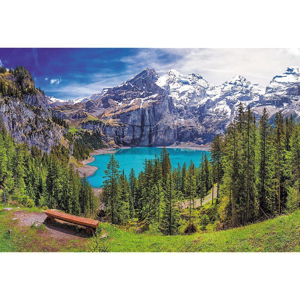 Puzzle 1500 Lacul Oeschinen - Publisol.ro