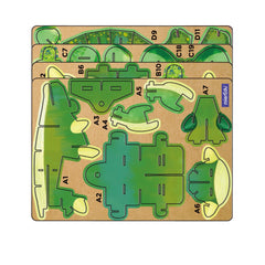 Puzzle 3D cu sunete - Ankylosaurus, Build n Sound - mierEdu - Publisol.ro