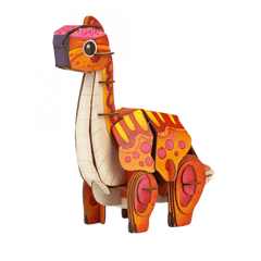 Puzzle 3D cu sunete - Brachiosaurus, Build n Sound - mierEdu - Publisol.ro