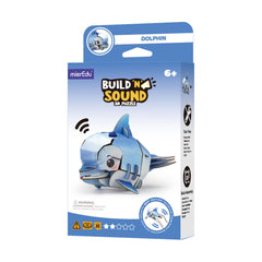 Puzzle 3D cu sunete - Delfin, Build n Sound - mierEdu - Publisol.ro