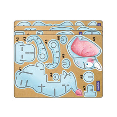 Puzzle 3D cu sunete - Elefant african, Build n Sound - mierEdu - Publisol.ro
