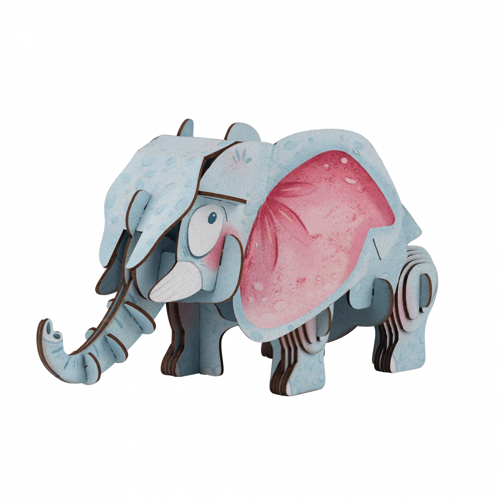 Puzzle 3D cu sunete - Elefant african, Build n Sound - mierEdu - Publisol.ro