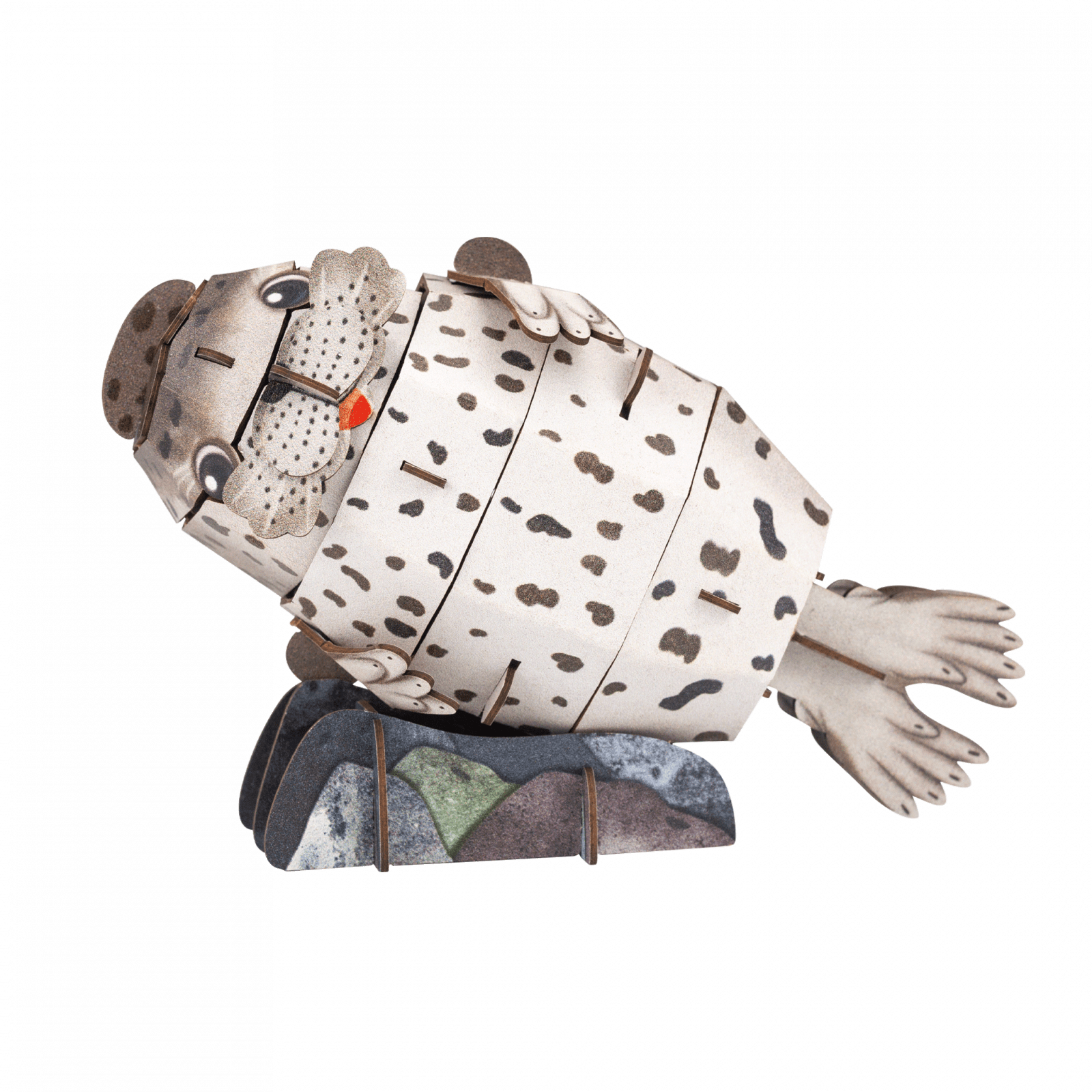 Puzzle 3D cu sunete - Foca, Build n Sound - mierEdu - Publisol.ro