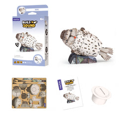 Puzzle 3D cu sunete - Foca, Build n Sound - mierEdu - Publisol.ro
