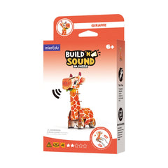 Puzzle 3D cu sunete - Girafa, Build n Sound - mierEdu - Publisol.ro