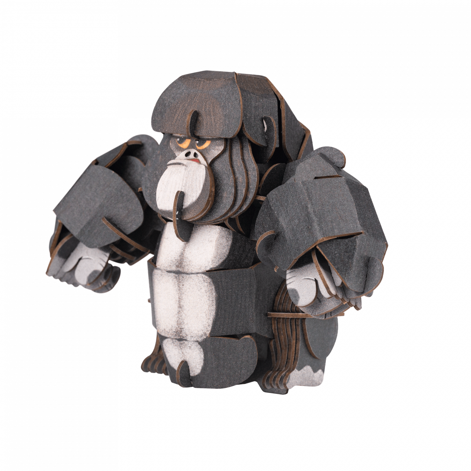 Puzzle 3D cu sunete - Gorila, Build n Sound - mierEdu - Publisol.ro