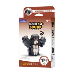 Puzzle 3D cu sunete - Gorila, Build n Sound - mierEdu - Publisol.ro