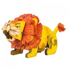 Puzzle 3D cu sunete - Leu, Build n Sound - mierEdu - Publisol.ro