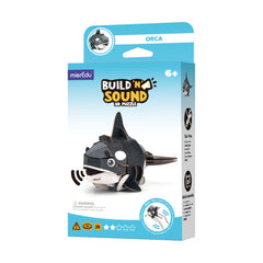 Puzzle 3D cu sunete - Orca, Build n Sound - mierEdu - Publisol.ro