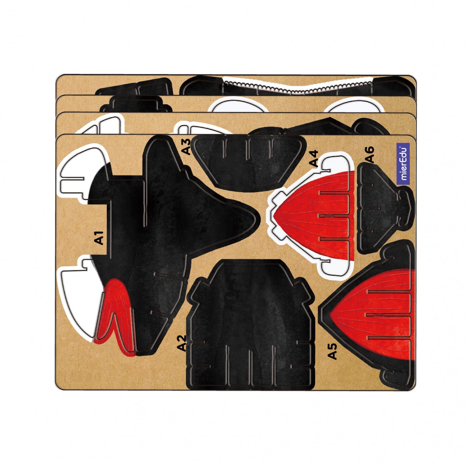 Puzzle 3D cu sunete - Orca, Build n Sound - mierEdu - Publisol.ro