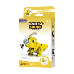 Puzzle 3D cu sunete - Parasaurolophus, Build n Sound - mierEdu - Publisol.ro