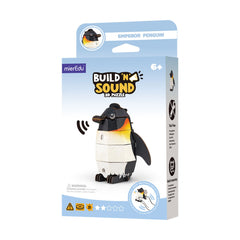 Puzzle 3D cu sunete - Pinguin, Build n Sound - mierEdu - Publisol.ro