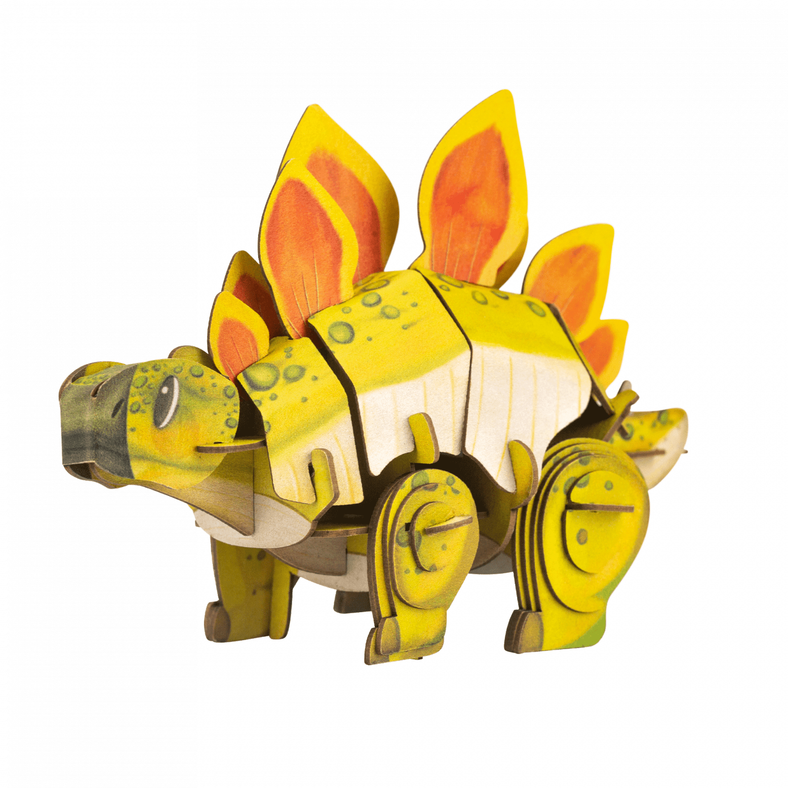Puzzle 3D cu sunete - Stegosaurus, Build n Sound - mierEdu - Publisol.ro
