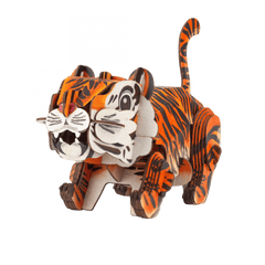 Puzzle 3D cu sunete - Tigru, Build n Sound - mierEdu - Publisol.ro