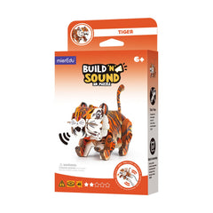 Puzzle 3D cu sunete - Tigru, Build n Sound - mierEdu - Publisol.ro