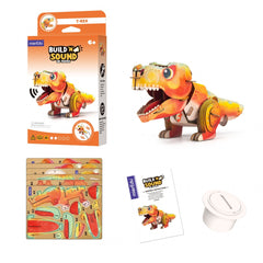 Puzzle 3D cu sunete - Tyrannosaurus Rex, Build n Sound - mierEdu - Publisol.ro