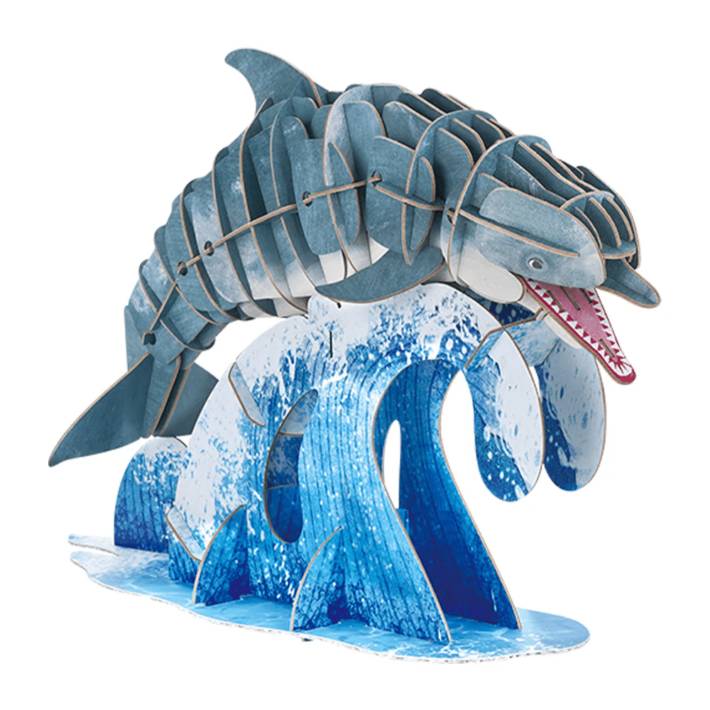Puzzle 3D ECO - Delfin cu bot gros (deluxe) - mierEdu - Publisol.ro