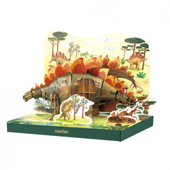 Puzzle 3D reglabil - STEGOSAURUS (deluxe) - mierEdu - Publisol.ro