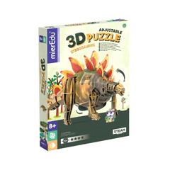 Puzzle 3D reglabil - STEGOSAURUS (deluxe) - mierEdu - Publisol.ro