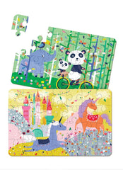 Puzzle cu 28 de piese -Panda - Avenir