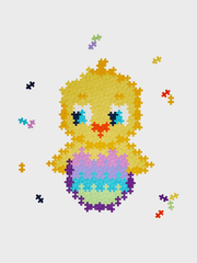 Puzzle pe numere Plus - Plus, 250 piese, Pui - Plus Plus - Publisol.ro