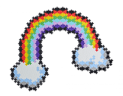 Puzzle pe numere Plus - Plus, 500 piese, Curcubeu - Plus Plus - Publisol.ro