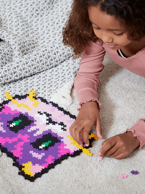 Puzzle pe numere Plus - Plus, 500 piese, Pisicuta - Plus Plus - Publisol.ro