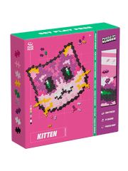 Puzzle pe numere Plus - Plus, 500 piese, Pisicuta - Plus Plus - Publisol.ro