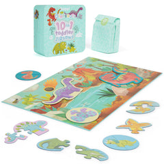 Puzzle progresiv Toddler 10 in 1, Boppi - Dinozauri - boppi