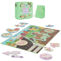 Puzzle progresiv Toddler 10 in 1, Boppi - Ferma - boppi