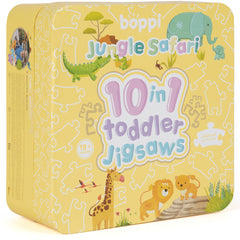 Puzzle progresiv Toddler 10 in 1, Boppi - Jungla Safari - boppi