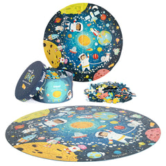 Puzzle rotund, 150 piese, Boppi - Spatiu - boppi