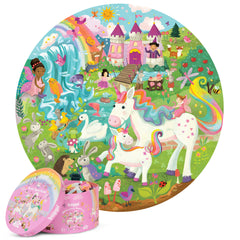 Puzzle rotund, 150 piese, Boppi - Unicorn - boppi