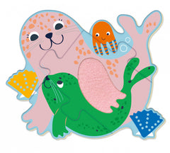 Puzzle tactil din lemn - Subacvatic - Avenir