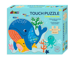Puzzle tactil din lemn - Subacvatic - Avenir